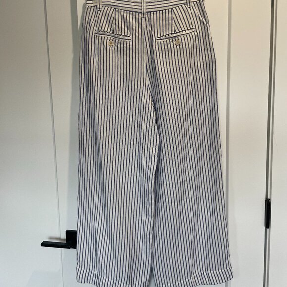 Madewell Linen Wide leg Pant(The Harlow) - Picture 2 of 5